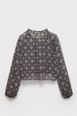 Niños ZARA Z3D +14 Años·Partes De Arriba<Z3D BLUSA ESTAMPADO FLORES ENTREDÓS