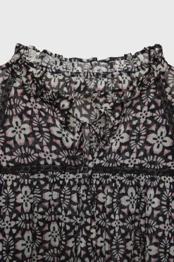 Niños ZARA Z3D +14 Años·Partes De Arriba<Z3D BLUSA ESTAMPADO FLORES ENTREDÓS