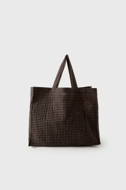 Niños ZARA Z3D +14 Años·Accesorios / Zapatos<Z3D BOLSO SHOPPER CUADROS