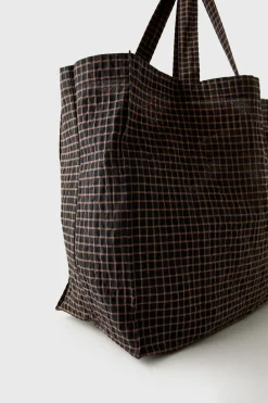 Niños ZARA Z3D +14 Años·Accesorios / Zapatos<Z3D BOLSO SHOPPER CUADROS