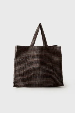 Niños ZARA Z3D +14 Años·Accesorios / Zapatos<Z3D BOLSO SHOPPER CUADROS