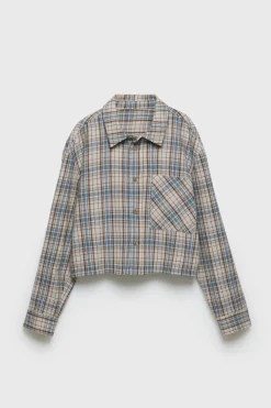 Niños ZARA Z3D +14 Años·Partes De Arriba<Z3D CAMISA CUADROS BOLSILLO