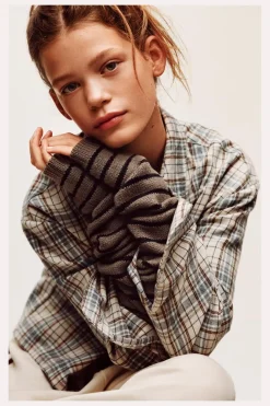 Niños ZARA Z3D +14 Años·Partes De Arriba<Z3D CAMISA CUADROS BOLSILLO