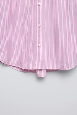 Niños ZARA Z3D +14 Años·Partes De Arriba<Z3D CAMISA OVERSIZE RAYAS