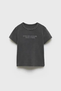 Niños ZARA Z3D +14 Años·Partes De Arriba<Z3D CAMISETA TACHAS