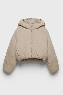 Niños ZARA Z3D +14 Años·Partes De Arriba<Z3D CAZADORA ACOLCHADA OVERSIZE CAPUCHA