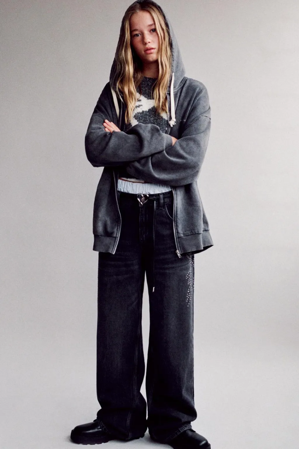 Niños ZARA Z3D +14 Años·Accesorios / Zapatos<Z3D CINTURÓN CORDÓN CORAZÓN