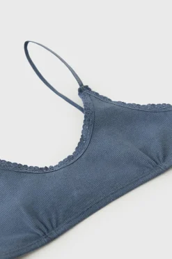 Niños ZARA Z3D +14 Años·Accesorios / Zapatos<Z3D CONJUNTO TOP Y BRAGUITA LISOS PUNTILLA