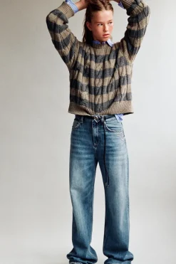 Niños ZARA Z3D +14 Años·Partes De Arriba<Z3D JERSEY PUNTO OCHOS RAYAS