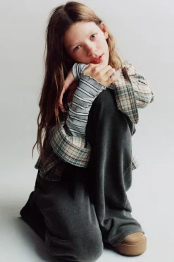 Niños ZARA Z3D +14 Años·Partes De Abajo<Z3D PANTALÓN EFECTO LAVADO TEXTO