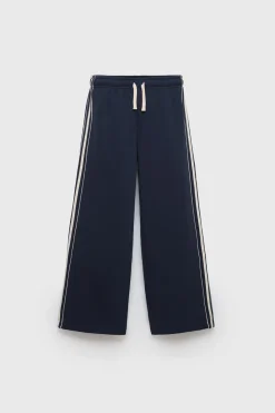 Mujer/Niños ZARA Z3D +14 Años·Partes De Abajo<Z3D PANTALÓN WIDE LEG BANDAS LATERALES