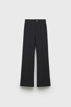 Niños ZARA Z3D +14 Años·Partes De Abajo<Z3D PANTALÓN WIDE LEG RAYA DIPLOMÁTICA
