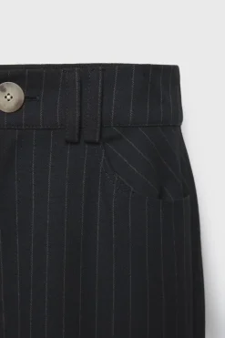 Niños ZARA Z3D +14 Años·Partes De Abajo<Z3D PANTALÓN WIDE LEG RAYA DIPLOMÁTICA