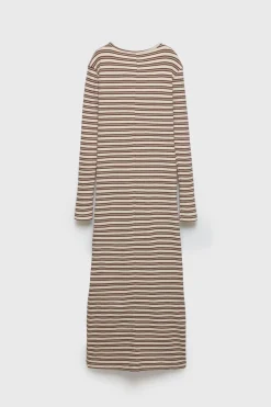 Niños ZARA Z3D +14 Años·Partes De Arriba|Z3D +14 Años·Partes De Abajo<Z3D VESTIDO MIDI RIB RAYAS