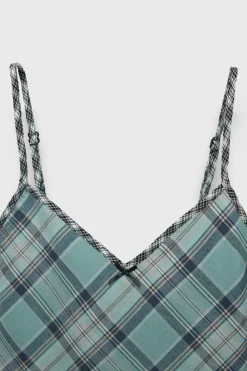 Niños ZARA Z3D +14 Años·Partes De Arriba|Z3D +14 Años·Partes De Abajo<Z3D VESTIDO TIRANTES CUADROS