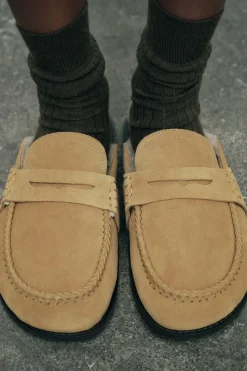 Hot ZUECO DETALLE PELO SERRAJE Mujer Zapatos