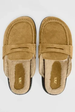 Hot ZUECO DETALLE PELO SERRAJE Mujer Zapatos