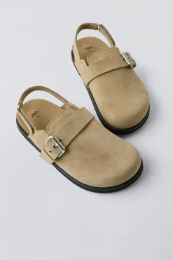 Niños ZARA 6 - 14 Años·Zapatos<ZUECO PIEL