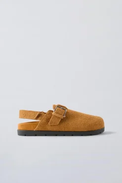 Niños ZARA 6 - 14 Años·Zapatos|6 - 14 Años·Zapatos<ZUECO PIEL