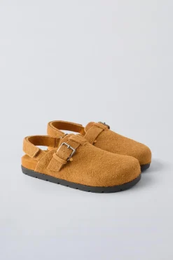 Niños ZARA 6 - 14 Años·Zapatos|6 - 14 Años·Zapatos<ZUECO PIEL